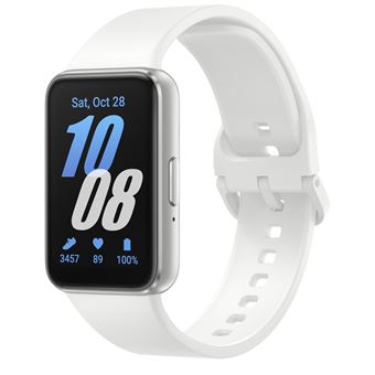 Relógio desportivo Samsung Galaxy Fit3 | 40 mm | Prateado, Branco - 1