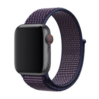 Pulseira de nylon de Substituição WISETONY para Apple Watch Series 4 44mm/Series 3/2/1 42mm Violeta escuro - 1