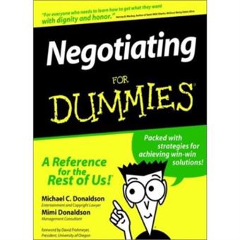 Negotiating For Dummies - [Version Originale] - 1