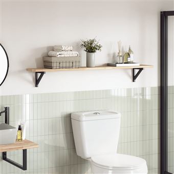 Tampo de mesa vidaXL | retangular | 140x20x2 cm | madeira de acácia maciça - 1