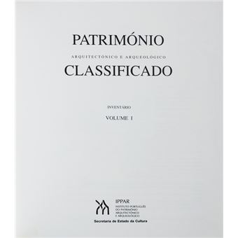 Património arquitectónico e arqueológico classificado. [com caixa editorial] - 1