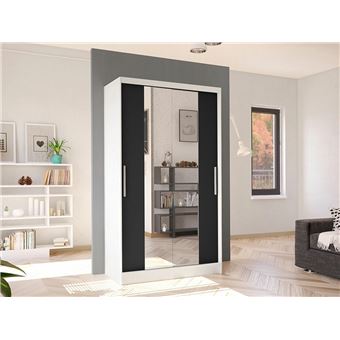 Roupeiro moveis.pt Atlanta 164 | Deslizante | Branco - 1