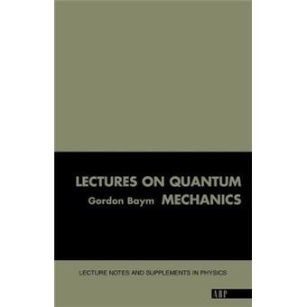 Lectures on Quantum Mechanics - Paperback - 1974 - 1