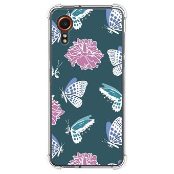 Capa de silicone anti-choque TUMUNDOSMARTPHONE para Samsung Galaxy Xcover 7 5G design Flores 10 desenhos - 1