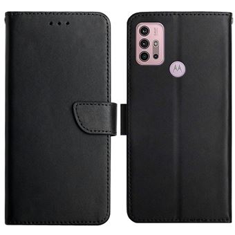 Capa magunivers de couro genuíno fecho magnético, textura napa com apoio preto para Motorola Moto G30/G20/G10 - 1