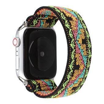 Bracelete de Nylon HSMY Extensível Trançado para Apple Watch Series 6/ SE/ 5/ 4 | 44 mm - Multicolor 14 - 1