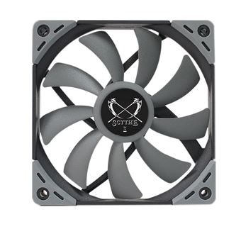 Ventilador para PC Scythe Kaze Flex 120 Silm Pasta de computador Refrigerador Cinzento - 1