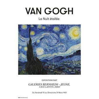 Cartaz Erik Editores - Van Gogh La Nuit Etoilee - 1