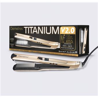 Alisador de Cabelo Saint Algue TITANIUM 2.0 | Dourado - 1