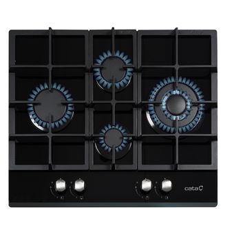 Placa a Gás CATA LCIB 6031 BK | Gás Butano/Propano | 64 cm | 4 Zonas | Preto - 1