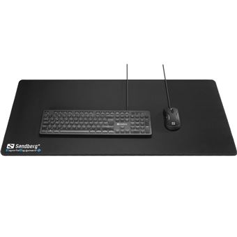 Tapete de Rato Sandberg Gamer Desk Pad XXXL | Preto - 1