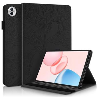 Capa Flip FOXDOCK para Honor Pad 10 12.1 Inch | Textura em Relevo | Compartimento para Cartão | Preto - 1