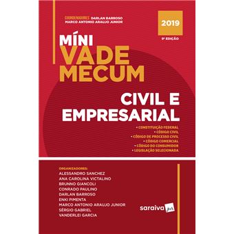 Míni Vade Mecum civil e empresarial - 9ª edição de 2019 - 1