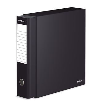 Pasta Ambar Arquivo com Cx L/L Din Preto - 1