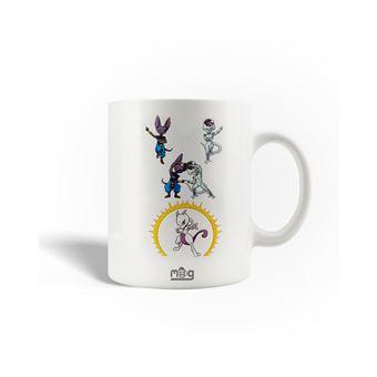 Caneca Maniacase Dragon Ball VS Pokémon Beerus Frieza e Mewtwo - 1