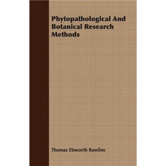 Phytopathological And Botanical Research Methods - Paperback - 2007 - 1