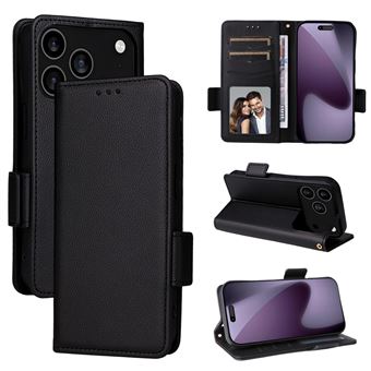Capa FOXDOCK para iPhone 17 Pro Max | Prova de Choque | Magnética| TPU | Suporte para Cartão | Preto - 1