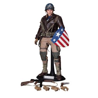 Figura Hot Toys MMS180 - Marvel Comics - Captain America : The First Avenger - Captain America Rescue Uniform Version - 1