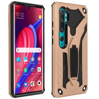 Capa Protetora Avizar para Xiaomi Mi Note 10 /10 Pro | Antichoque | Suporte - Champagne