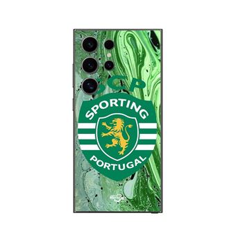 Capa Maniacase para Samsung Galaxy S24 ULTRA SCP SPORTING PORTUGAL VERDE FUNDO - 1