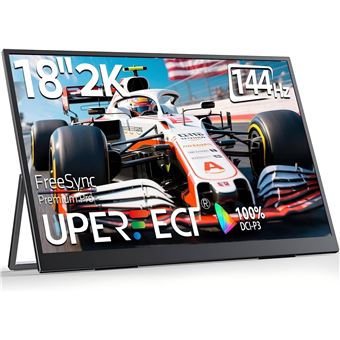 Monitor Portátil Uperfect | 18 '' | 2K 144Hz | Suporte - 1