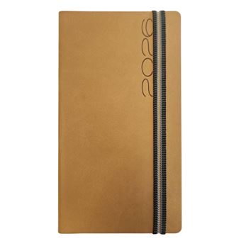 Agenda Semanal A6 2026 Papiro Bahamas Castanha - 1