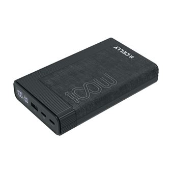 Power Bank Celly PBPD100W20000BK | 20000 mAh | Preto - 1