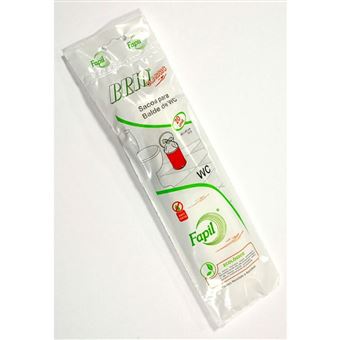 Sacos para Lixo WC Fapil | 10L | 20 Unidades | 45x40cm - 1