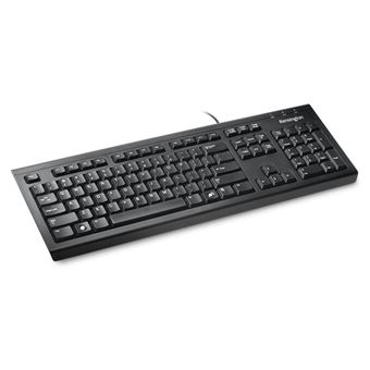 Teclado com Fios Kensington ValuKeyboard | Idioma: Português | Preto - 1