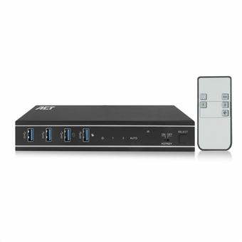 Chaveador Kvm ACT AC7912 | Preto - 1