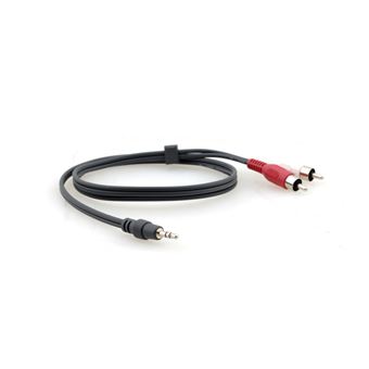 cabo de áudio Kramer Electronics C-A35M/2RAM-15  4,6 m 3.5mm 2 x RCA Preto - 1