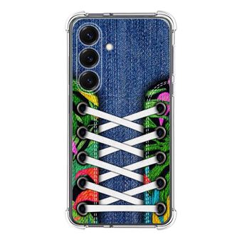Capa TUMUNDOSMARTPHONE de silicone à prova de choque para Samsung Galaxy S25 5G Sneakers Design 13 Desenhos - 1