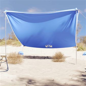 Toldo de praia com âncoras de areia vidaXL | 304x300 cm | azul - 1
