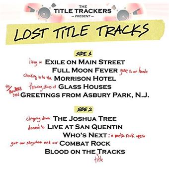 Lost Title Tracks - 1