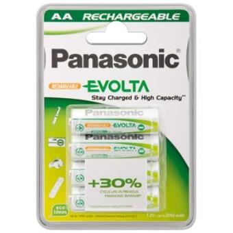 Wentronic AA 2.05Ah NiMH 4-BL EVOLTA Panasonic - 1