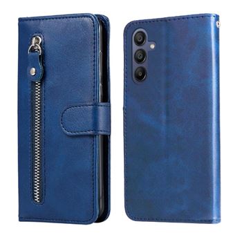 Capa ZURSANA para Samsung Galaxy A16 | Couro | Flip | Ranhuras para Cartões | Fecho Magnético | Azul - 1