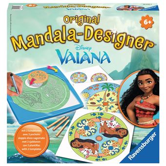 Folha e livro para colorir Ravensburger Mandala-Designer Vaiana - 1