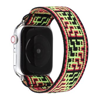 Bracelete de Nylon HSMY Extensível Trançado para Apple Watch Series 6/ SE/ 5/ 4 | 40 mm - Multicolor 15 - 1