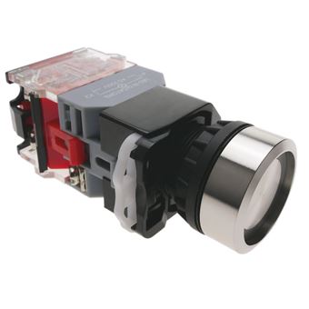 Botão de Pressão BeMatik com Paragem de Emergência 22mm 500V 10A com Luz LED - 1