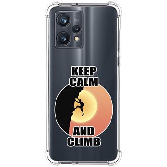 Capa Tumundosmartphone de silicone anti-choque para Realme 9 Pro Plus 5G design Desenhos de escalada masculina - 1