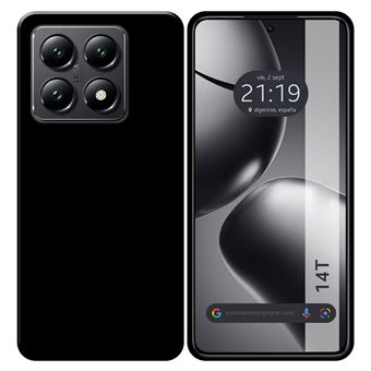 Capa de TPU TUMUNDOSMARTPHONE em Gel de Silicone Preto para Xiaomi 14T 5G - 1