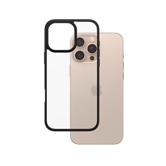 Capa para Telemóvel PanzerGlass PanzerGlass® HardCase Transparent w. Black Frame iPhone 16 Pro Max | Transparente - 1