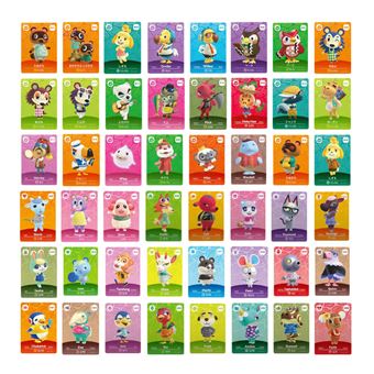 Mini Cartão de NFC DreamWorks para Animal Crossing 5 Séries Compatível com Nintendo Switch Amiib 401-448| 48 Peças - 1