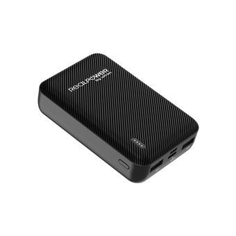 Power Bank RealPower PB-10000 SE | 10000 mAh | Preto - 1