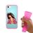 Capa Hapdey para iPhone 7 - 8 Design Hair Flip em Silicone Flexível e TPU Cor-de-Rosa_3