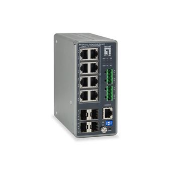 Switch de Rede LevelOne IGP-1271 | Cinzento - 1