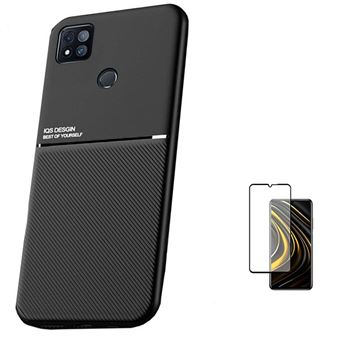 Kit Phonecare | Capa Magnetic Lux + 5D Full Cover para Xiaomi Redmi Poco C3 - Preto - 1