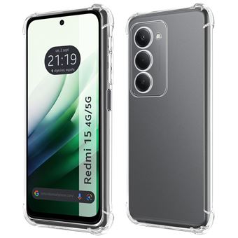 Capa Tumundosmartphone de Silicone Transparente à prova de choque para Xiaomi Redmi 15 4G / 5G - 1