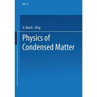 Physics of Condensed Matter - Paperback / softback - 0 - 1