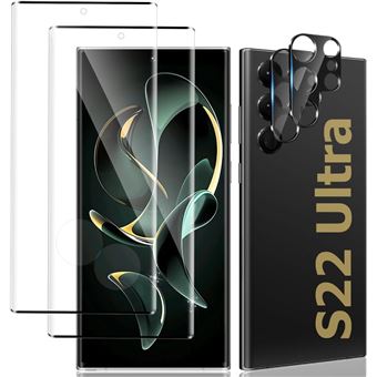 Película de Vidro 9H + Protetor de Lente V-REEL para SAMSUNG Galaxy S22 Ultra | 2 Peças - 1